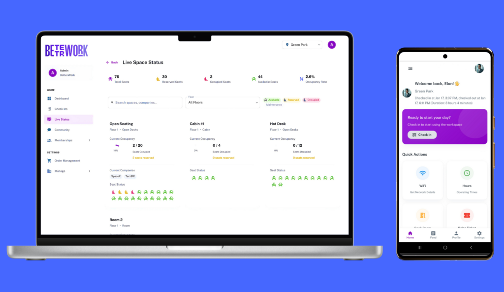 Coworking Space Analytics Software